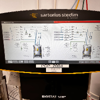 Sartorius BIOSTAT STR Single-Use Bioreactor w/ 50L and 200L Bag Holders image 1